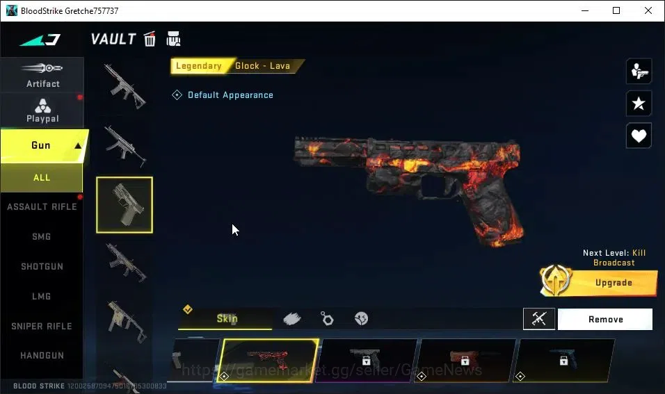 Blood Strike Accounts ASIA|Starter|ULTRA ETHAN-Raid Mask|4 Legendary[P90 image 6