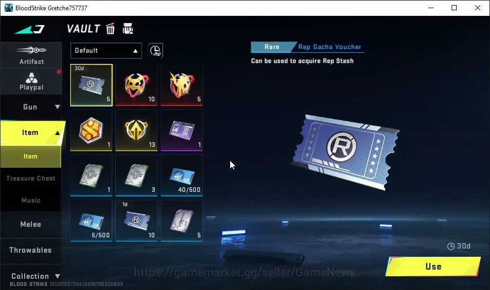 Blood Strike Accounts ASIA|Starter|ULTRA ETHAN-Raid Mask|4 Legendary[P90 image 8