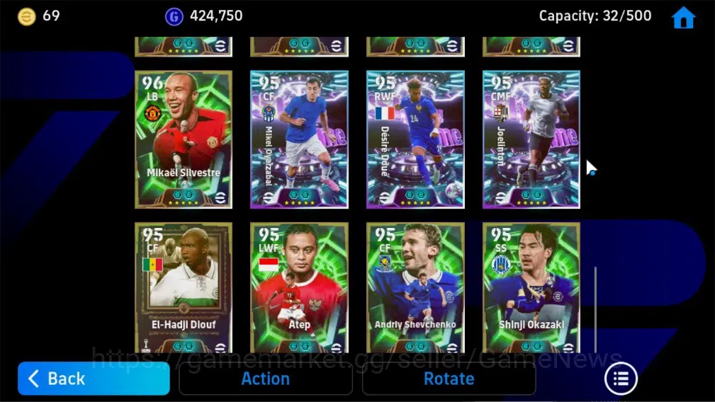 eFootball Accounts Legends & Iconic Players Android|17 Epic (Johan Cruyff,Lothar Matthaus,Andres Iniesta,Jordi Alba,Albert 8