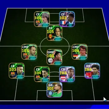 eFootball Accounts Legends & Iconic Players Android|17 Epic (Johan Cruyff,Lothar Matthaus,Andres Iniesta,Jordi Alba,Albert
