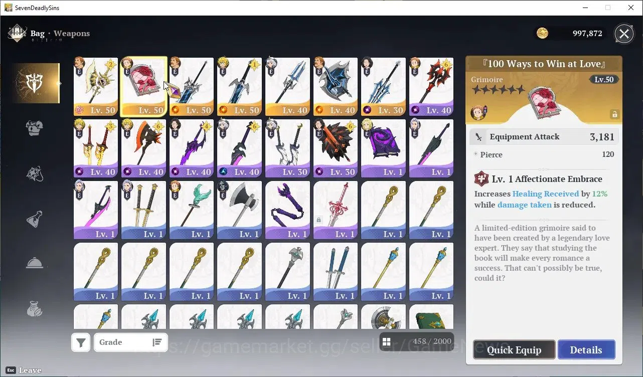 The Seven Deadly Sins: Origin Accounts SEA|Lvl 41|8 SSR|EscanorP6,MeliodasP5,MannieP5,Gui image 13