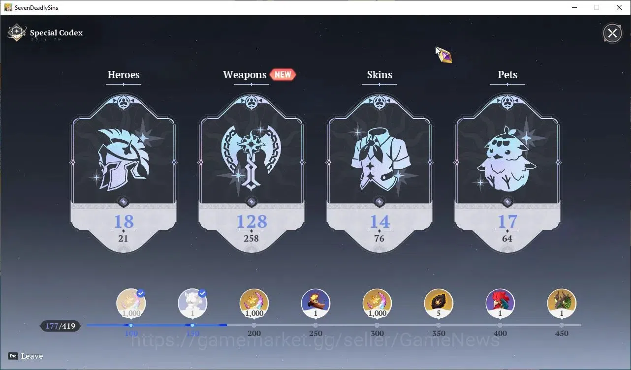 The Seven Deadly Sins: Origin Accounts SEA|Lvl 41|8 SSR|EscanorP6,MeliodasP5,MannieP5,Gui image 19