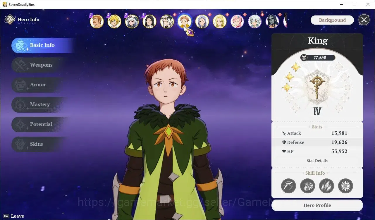 The Seven Deadly Sins: Origin Accounts SEA|Lvl 41|8 SSR|EscanorP6,MeliodasP5,MannieP5,Gui image 5