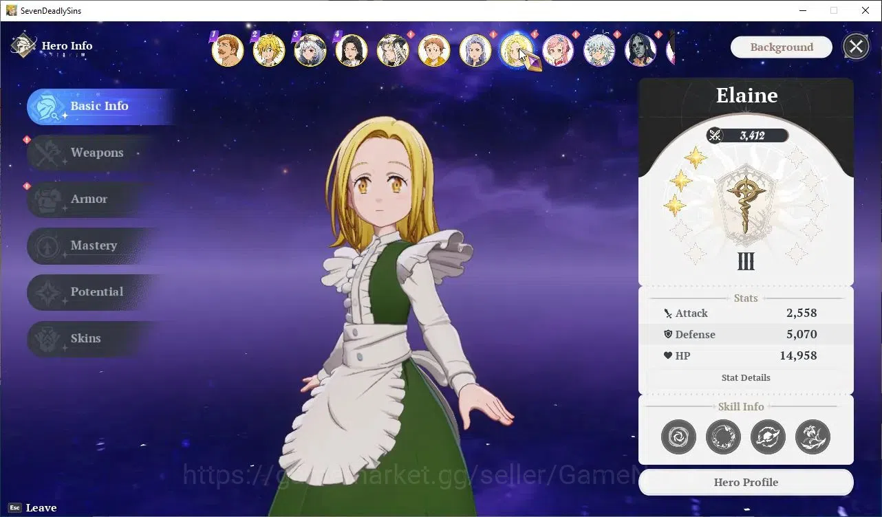 The Seven Deadly Sins: Origin Accounts SEA|Lvl 41|8 SSR|EscanorP6,MeliodasP5,MannieP5,Gui image 7
