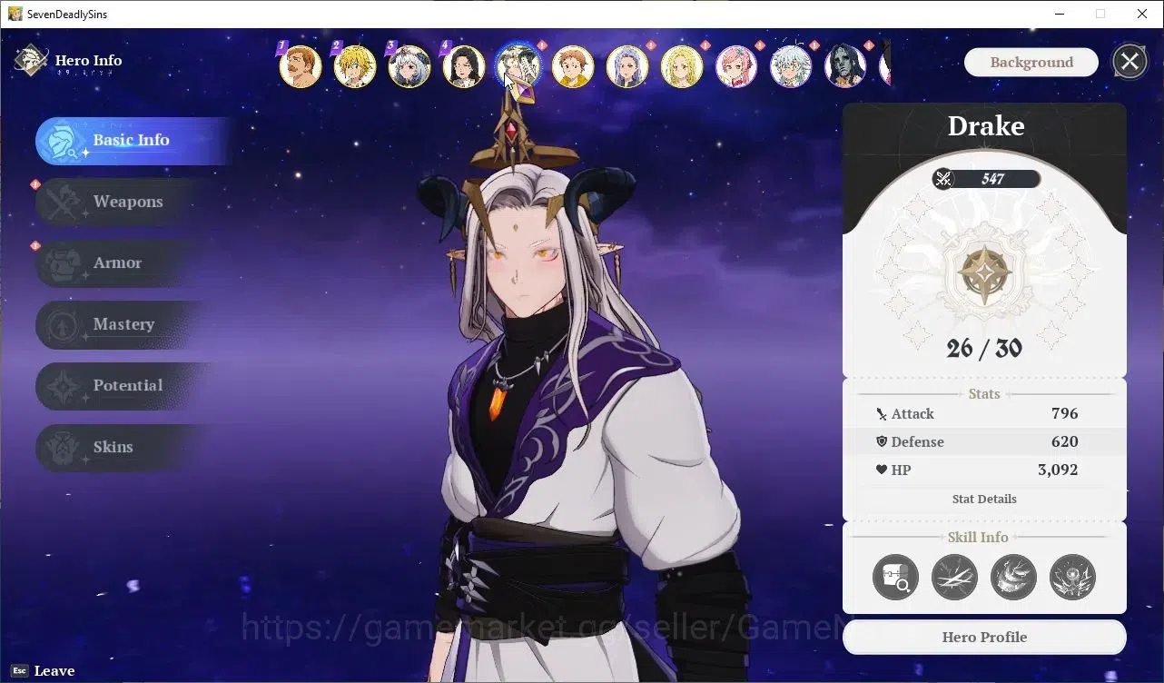The Seven Deadly Sins: Origin Accounts SEA|Lvl 41|8 SSR|EscanorP6,MeliodasP5,MannieP5,Gui image 8