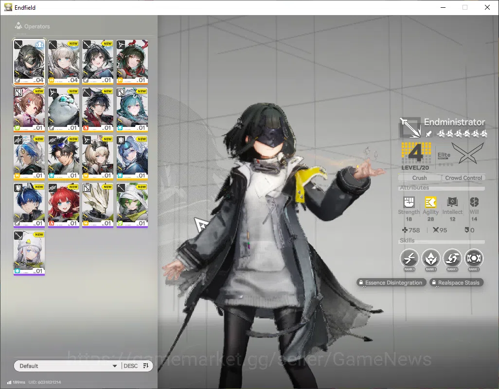 Arknights: Endfield Accounts NA/EU|Lv2|Fresh Starter|SSR2(1Limit)+2(*6WP)|Zhuan image 10