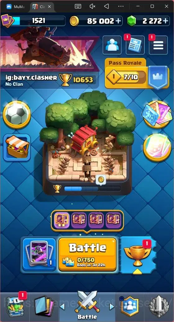Clash Royale Accounts Mobile|CL 1521|KTL 15|Trophy 10653|121 Cards|1 Max image 1