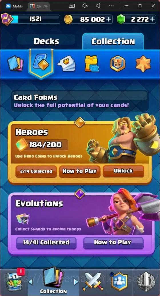 Clash Royale Accounts Mobile|CL 1521|KTL 15|Trophy 10653|121 Cards|1 Max image 14