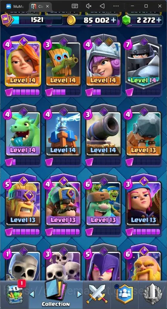 Clash Royale Accounts Mobile|CL 1521|KTL 15|Trophy 10653|121 Cards|1 Max image 9