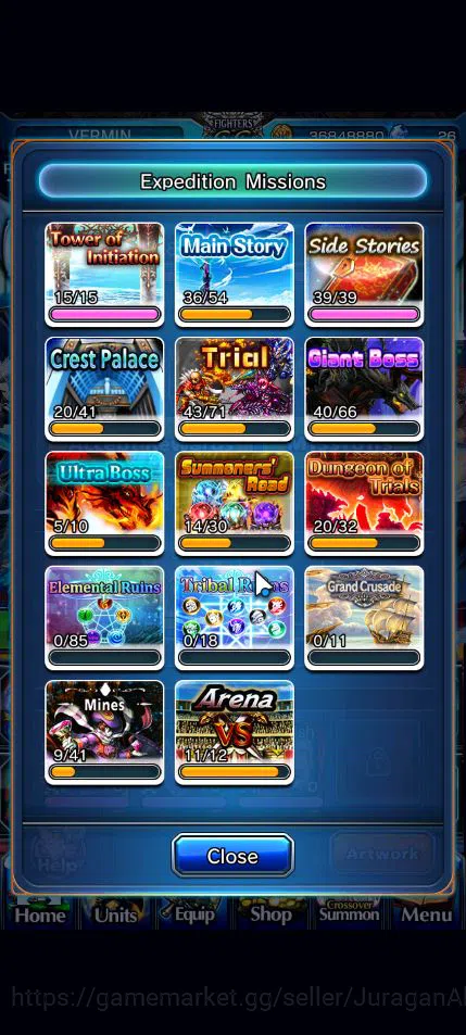 Grand Summoners Accounts Global|Rank 101|26 Ascend|[WH Fen,Houka,PaladinRoy image 15