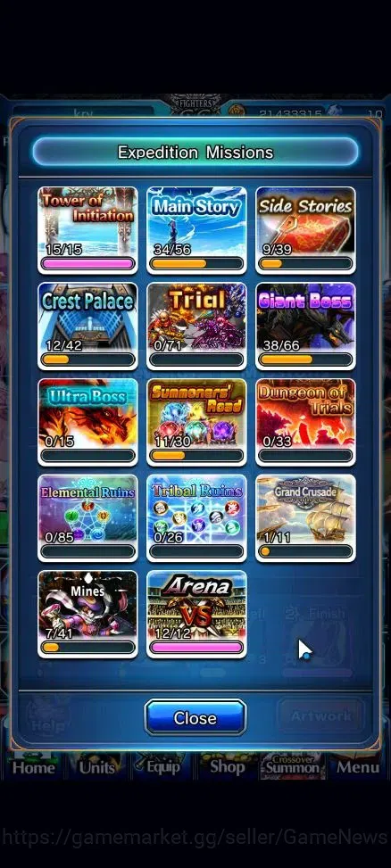 Grand Summoners Accounts End-Game Global|Rank 78|17 Ascend+8 TW|[Smiyu,Emiya,Kyoko,Liza,Etc]+TW,Sayaka,Kirisame,Madoka,S 7