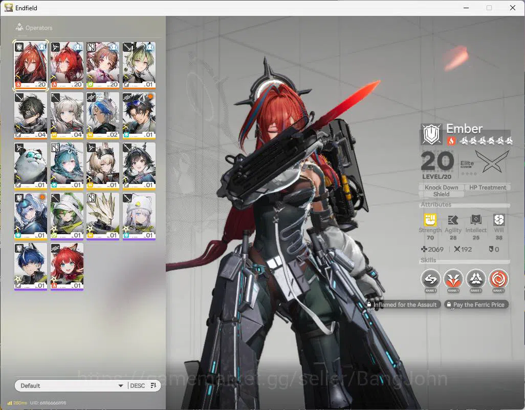 Arknights: Endfield Accounts NA EU | starter fresh | Ember, laevatain, Ardelia, image 1