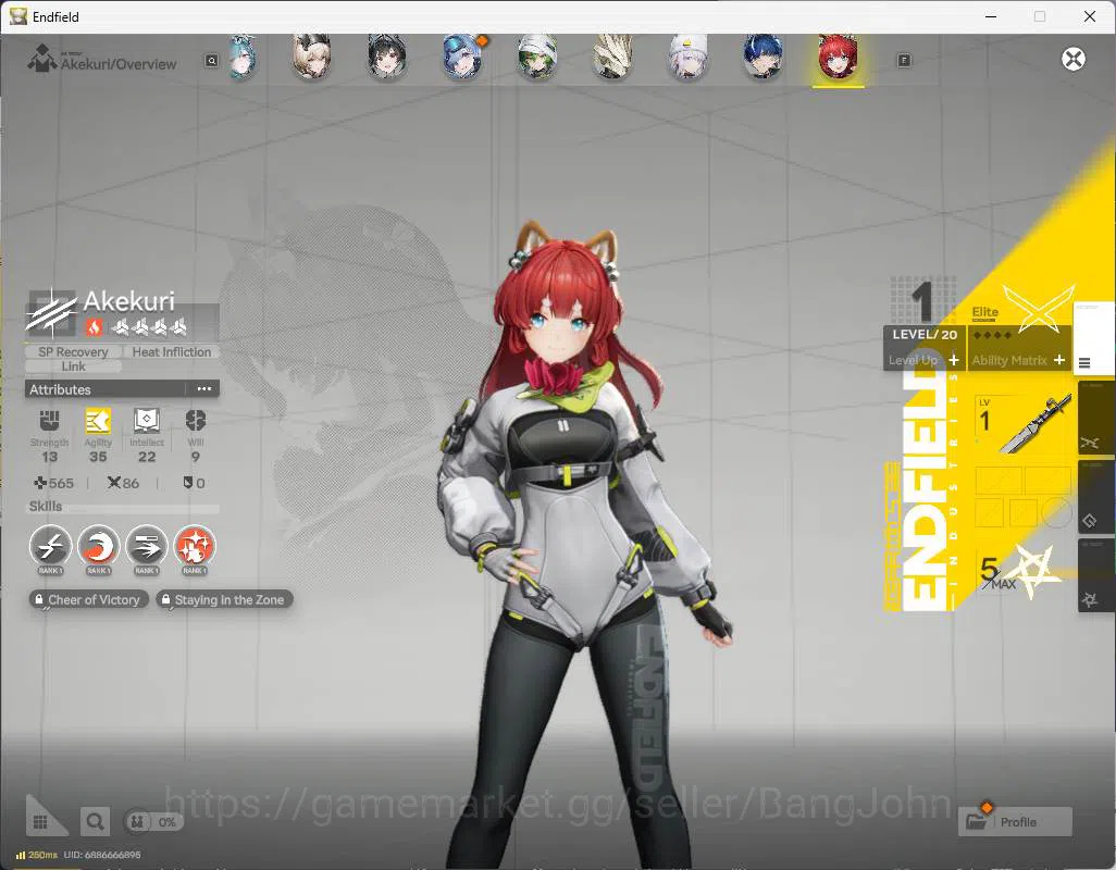 Arknights: Endfield Accounts NA EU | starter fresh | Ember, laevatain, Ardelia, Lifeng, WP 6s 4 | for sign n detai check SS 9