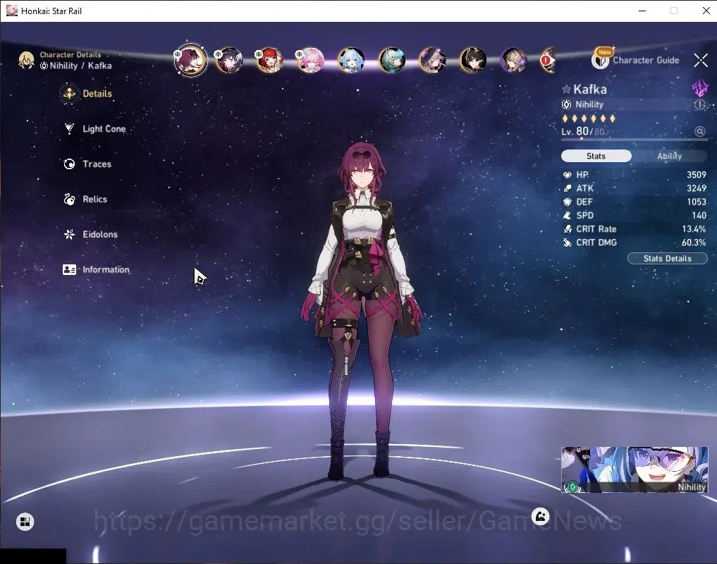 Honkai Star Rail Accounts Asia|TL 65|Free GI|Anaxa Prem Team|12 Limited[Anax image 17