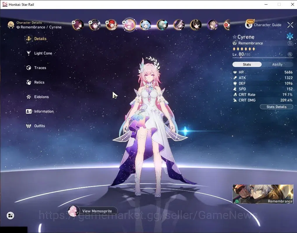 Honkai Star Rail Accounts Asia|TL 65|Free GI|Anaxa Prem Team|12 Limited[Anax image 20