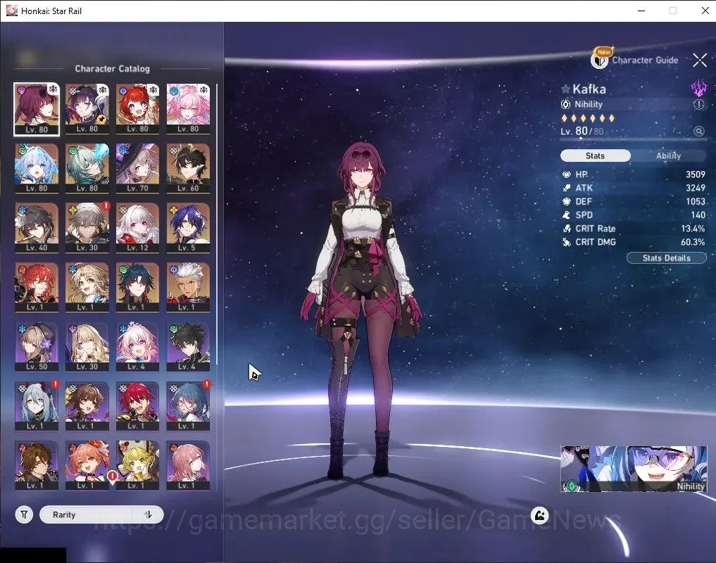 Honkai Star Rail Accounts Asia|TL 65|Free GI|Anaxa Prem Team|12 Limited[Anax image 6