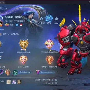 Mobile Legends: Bang Bang Accounts Collector Global |Hero 133|Skin 265|Renowned|KOF Karina|CC Natalia|Meowkin