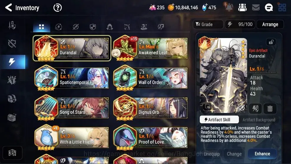 Epic Seven Accounts High-End ASIA | 4 ML(Salome,BHwayoung,RRoana,TMLuluca)|PoH+Bless ON|SS 475|Gold 10.8M|Stigma 101K |Log 14