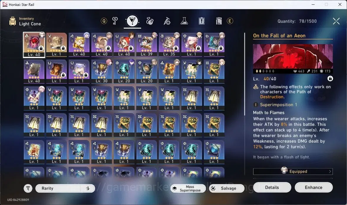 Honkai Star Rail Accounts ASIA | TL 29 | 4 LIMIT | FIREFLY | ROBIN | HUO HUO image 10