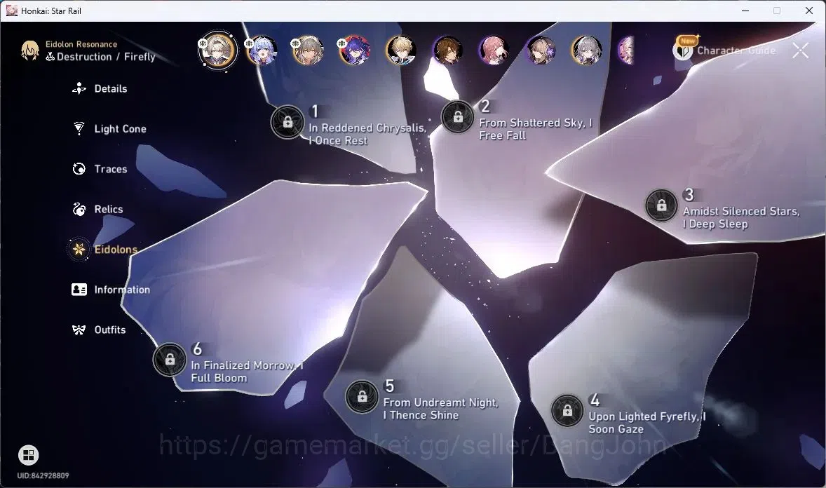Honkai Star Rail Accounts ASIA | TL 29 | 4 LIMIT | FIREFLY | ROBIN | HUO HUO image 15