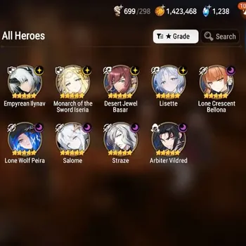Epic Seven Accounts Starter ASIA Unverif|9 ML [Monarch Iseria,Lisette,Salome,Staze]Etc.|PoH ON|Chcek SS|Stove(ES1292Z)