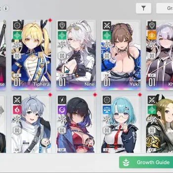 Chaos Zero Nightmare Accounts Global|Lv 55|7 SSR (Rossweisse M3,Tiphera,Nine,Yuki,Khalipe,Orlea,Luke, and
