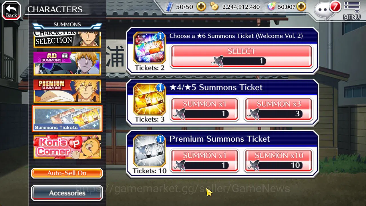 Bleach: Brave Souls Accounts [GLOBAL]50K Orb|Valentine26(Yachiru,Rukia),Renewed image 13