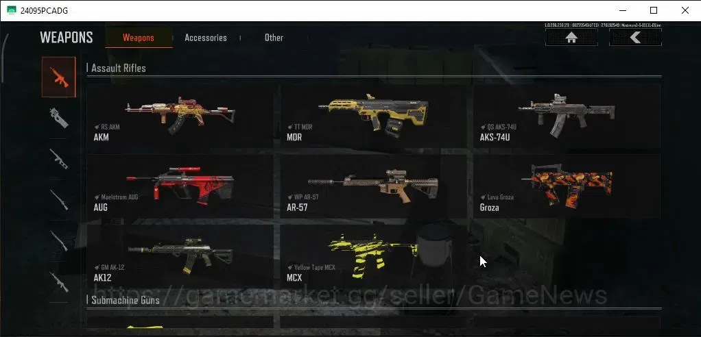 Arena Breakout Accounts High Value MOBILE|Lvl 30|SV 35.5M|CV 32M|RS AKM,QS AKS-74U,Maelstrom AUG,WP AR-57,GM AK-12,QS 5