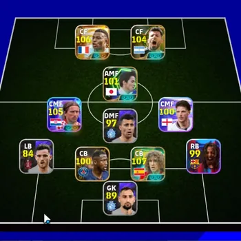 eFootball Accounts Mid-Tier Android|Power 3019|BigTime Kylian Mbappe|Epic Carles Puyol,Sergio Aguero,Ono Shinji|6 ShowTime