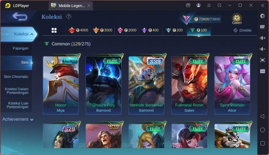 Mobile Legends: Bang Bang Accounts GLOBAL|Hero 107|Skin 251|Prime Granger+Yz,Sanrio F image 13