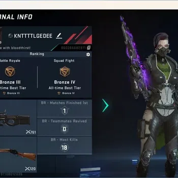 Blood Strike Accounts Others ASIA | 1 Eternal Gun:QBZ95-Whisper Lv.2|2 Legendary Gun: MP5-Blight's Embrance, VSS-Blight's