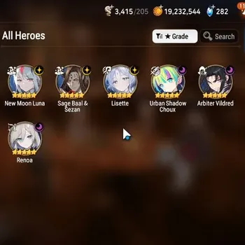 Epic Seven Accounts Starter Global Unverif|Starter|6ML(Lisette,Arby,Renoa,NML,USChoux,SB.Sezan)|Theater Locked|PoH+Bless