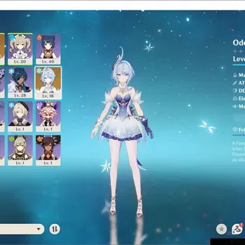 Genshin Impact Accounts Starter Asia|Starter AR 21|1 Limited(*5Char) Odette|15 char*4(Barbara,Sucrose,etc)?MC