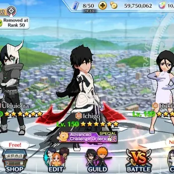 Bleach: Brave Souls Accounts Starter Global|10k Orb + 59M Coins + 84K BP|Ichigo,Ulquiorra,Rukia|Fresh Story| KlabID|Check SS