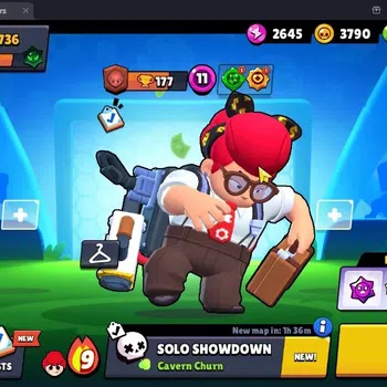 Brawl Stars Accounts Global |Trophy 736|13 Brawler|1 Max Hypercharge(Shelly)|Skins 3 S Rare,1Epic|1080 Bling|27 Gems