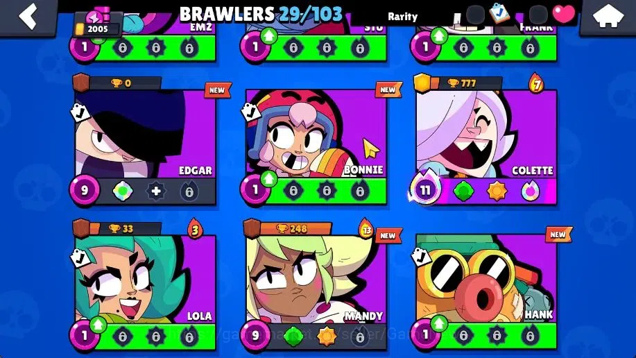 Brawl Stars Accounts 2005 Trophy|29 Brawlers 3 Max Lv (Colette,Melodie, image 10