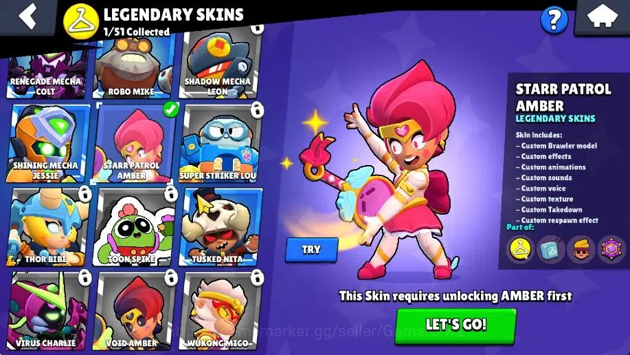 Brawl Stars Accounts 2005 Trophy|29 Brawlers 3 Max Lv (Colette,Melodie, image 12