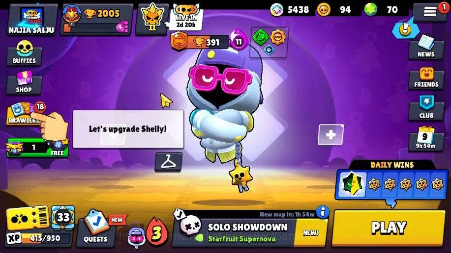Brawl Stars Accounts 2005 Trophy|29 Brawlers 3 Max Lv (Colette,Melodie, image 3