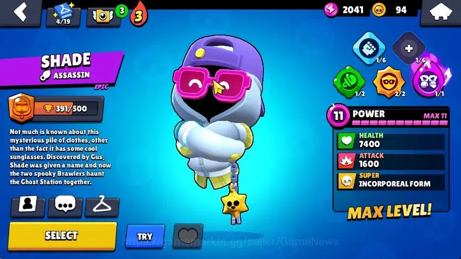 Brawl Stars Accounts 2005 Trophy|29 Brawlers 3 Max Lv (Colette,Melodie, image 8