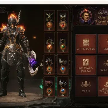 Diablo Immortal Accounts High-End NA-High Heavens | 60 (646) Barbarian-Maledictor | CR 40037 | Reso 660 | Inferno IV
