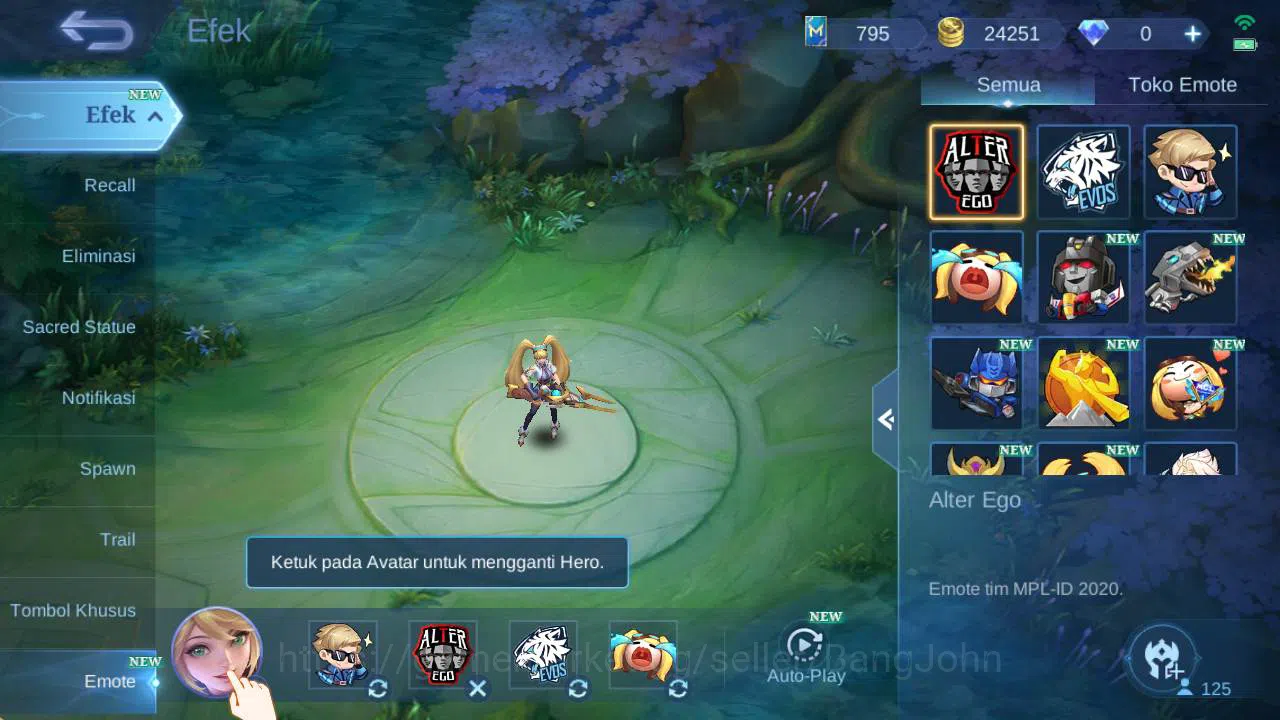 Mobile Legends: Bang Bang Accounts Others hero 126, skin 164 stun chou, kof karina, summer claude, create granger, christ 12