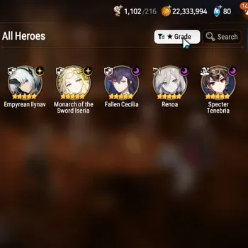 Epic Seven Accounts Starter Global Unverif|Fresh Starter|5 ML(EIlynav,MotIseria,FCecilia,STeneb )|Theater Locked|PoH ON|SS
