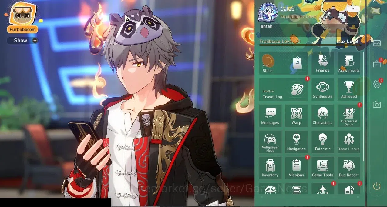 Honkai Star Rail Accounts Others Asia|TL 70|18 Limited|(Phainon E1,SW 999,YaoGuang E1,Archer)+Sign Mortenax 1