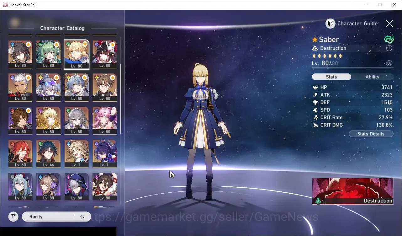 Honkai Star Rail Accounts Others Asia|TL 70|18 Limited|(Phainon E1,SW 999,YaoGuang E1,Archer)+Sign Mortenax 3