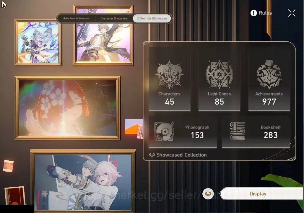 Honkai Star Rail Accounts Others Asia|TL 70|18 Limited|(Phainon E1,SW 999,YaoGuang E1,Archer)+Sign Mortenax 6