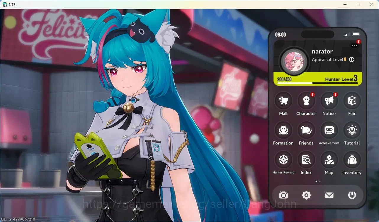 Neverness to Everness Accounts NA|Starter LVL 3, Nanally, 7 Char, MC male, Select image 1