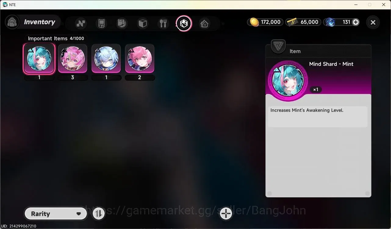 Neverness to Everness Accounts NA|Starter LVL 3, Nanally, 7 Char, MC male, Select image 6