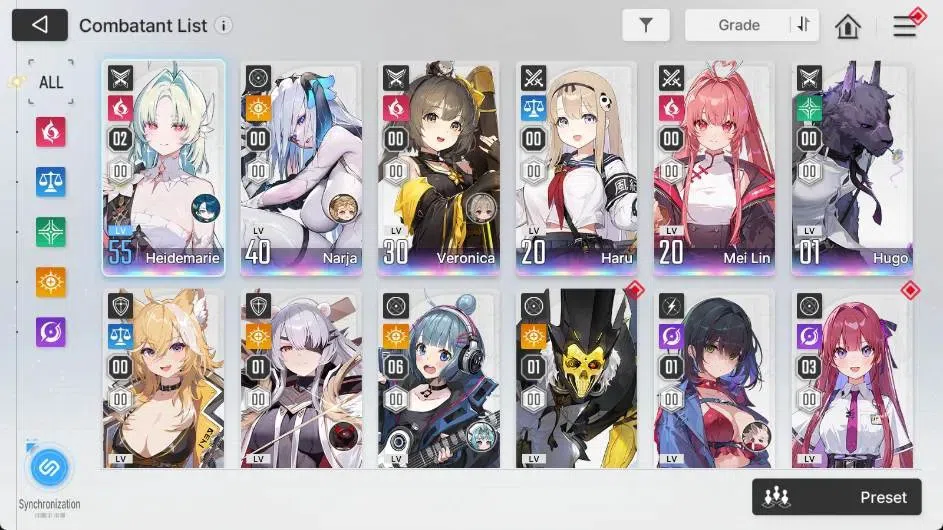 Chaos Zero Nightmare Accounts Global | Lv.54 | 6 SSR | Hidemarie ME2 | Khalipe M image 14