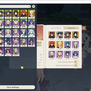 Genshin Impact Accounts Mid Game Asia|AR 35|2 Limited + 1(*5 Weapon)|Hu Tao,Wanderer|Rate On|Reuni On|Usn Unset|Male MC|Take