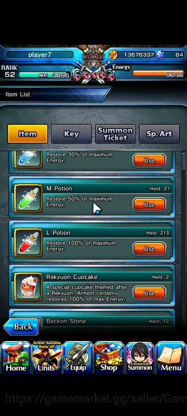 Grand Summoners Accounts Global|Rank 52|14 Asc|InumutaTW,ToimaTW,S Miyu,Isl image 2